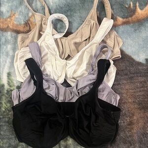 Bali Live It Up seamless t-shirt Bras. Women's Bras- Black, Lavender, white, tan